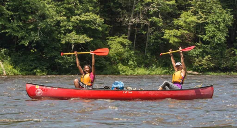 canoeing adventure for teens